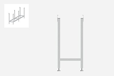 Fördertechnik Untergestell H-förmig